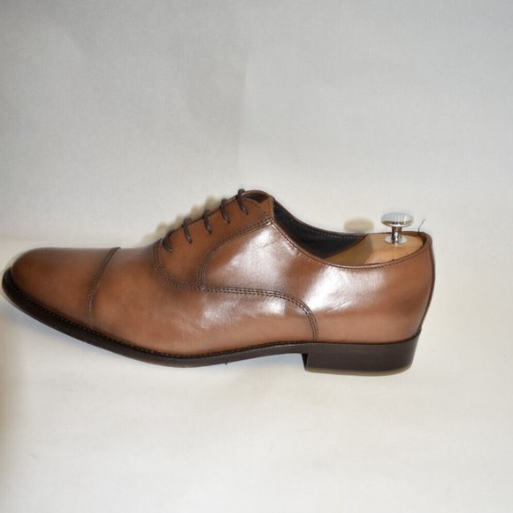 New! To Boot New York Caufield Cap Toe Oxford Brown Cuoio Size 11.5 M ZZ main image 10
